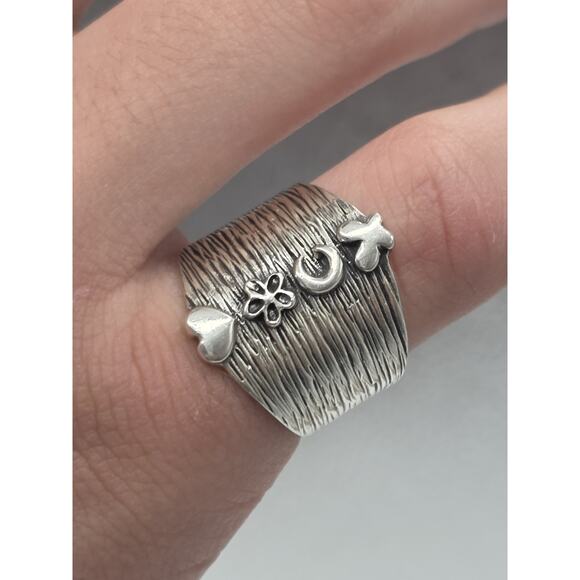 ATI MEXICAN VINTAGE STERLING SILVER 925 BAND RING SIZE 10 - Picture 1 of 11